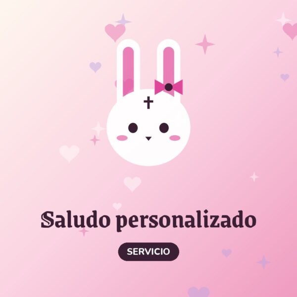 Saludo personalizado – CuteGothBunnie